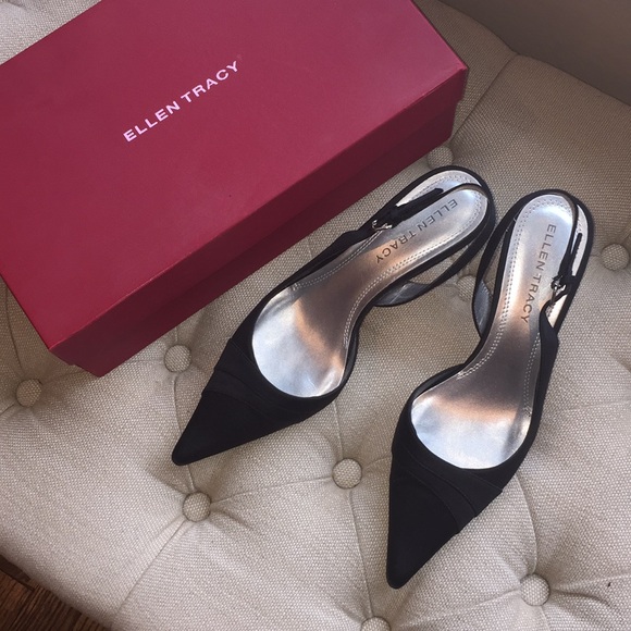 ellen tracy slingback shoes
